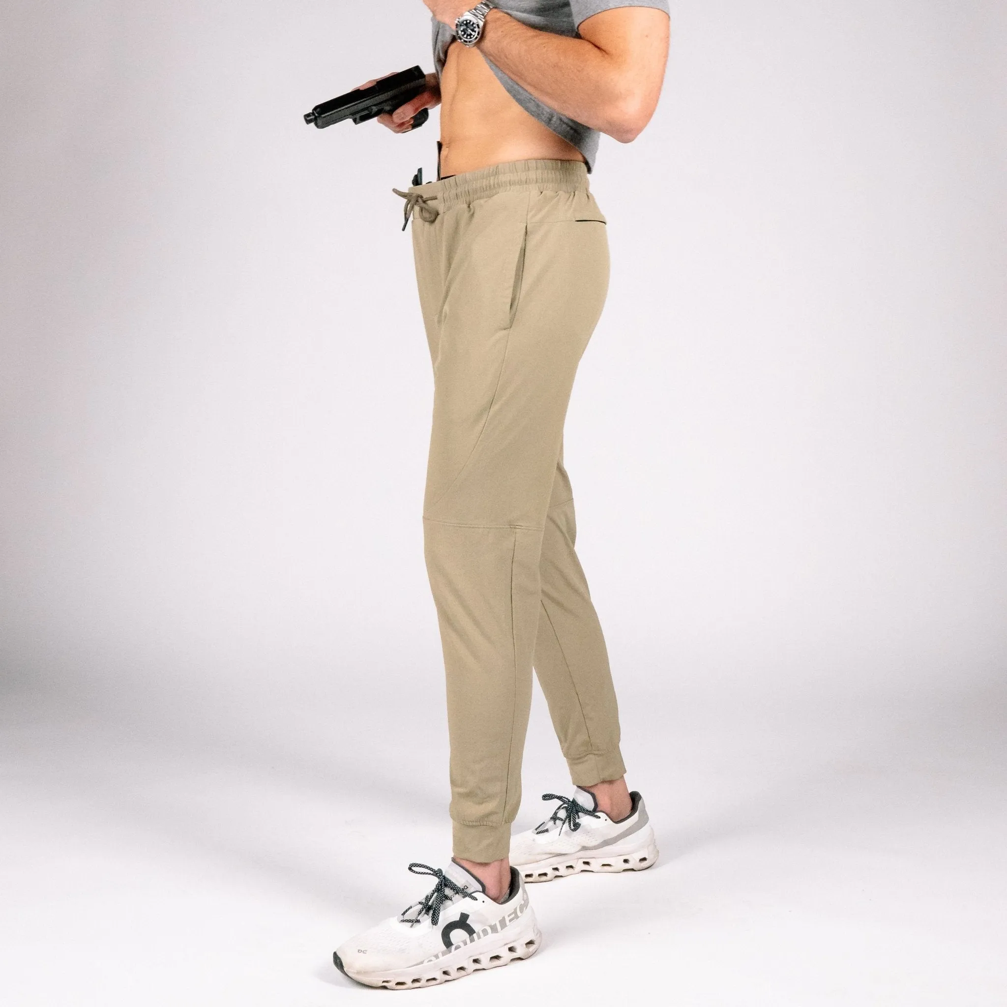 NEW! Carrier Traveler Joggers - Khaki