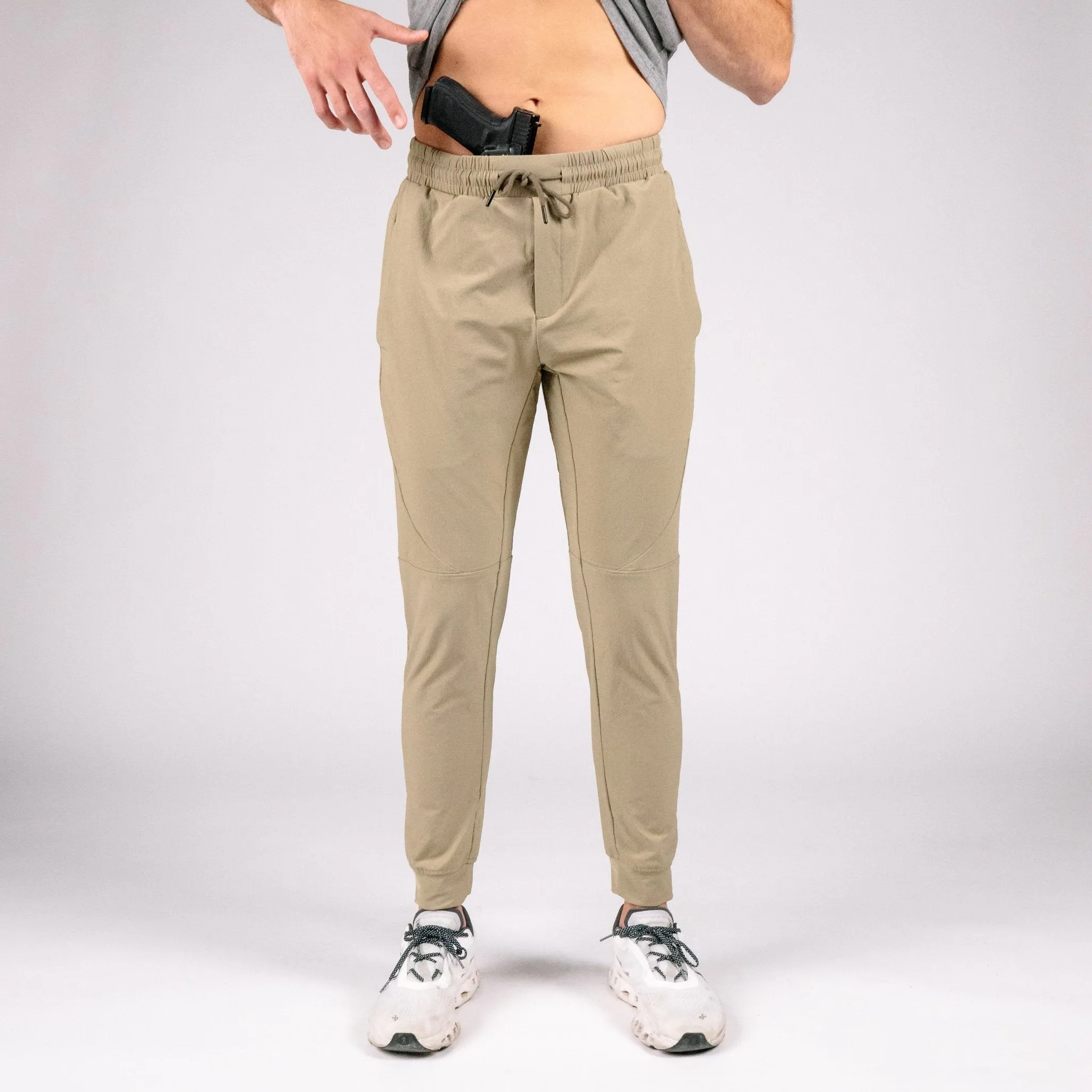 NEW! Carrier Traveler Joggers - Khaki