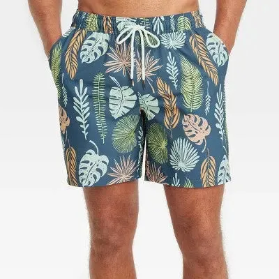 New - Goodfellow & Co Men's Swim Trunk Shorts Swimwear Quick Dry Swimsuit