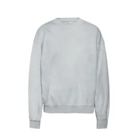 Organic Oversized Crew - faded grey