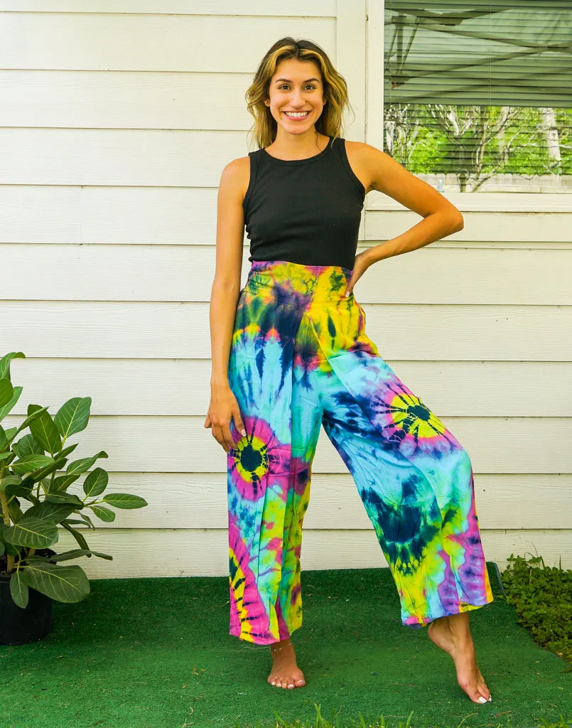 P2863- Hand Dyed Palazzo Pants