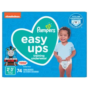 PAMPERS BABY EASY UP 2T3T SUPERBOY 74CT - PBEU2T3TSB