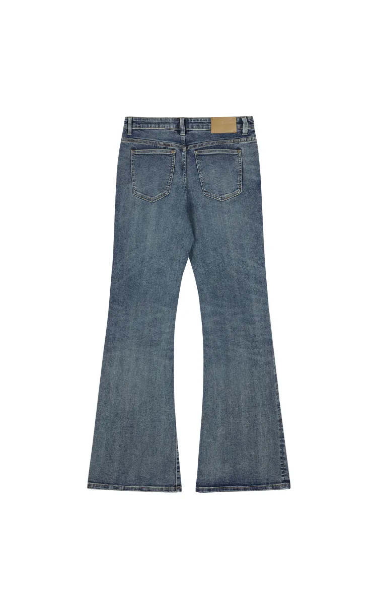 Pants / JNBY Flared Cuffed Denim Pants