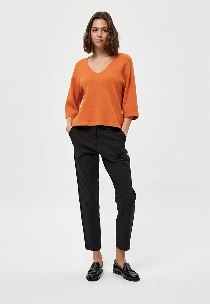 PCRosalia Knit Pullover - Peach Caramel Melange