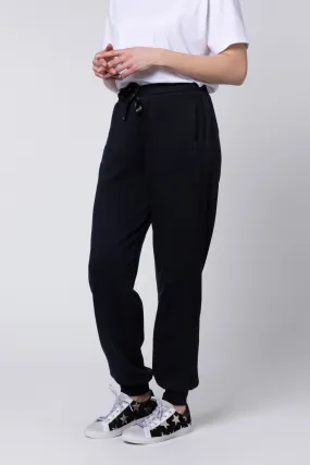 Perfect Side Stripe Joggers (Black)