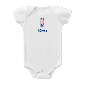 Personalized NBA Logoman Bodysuit