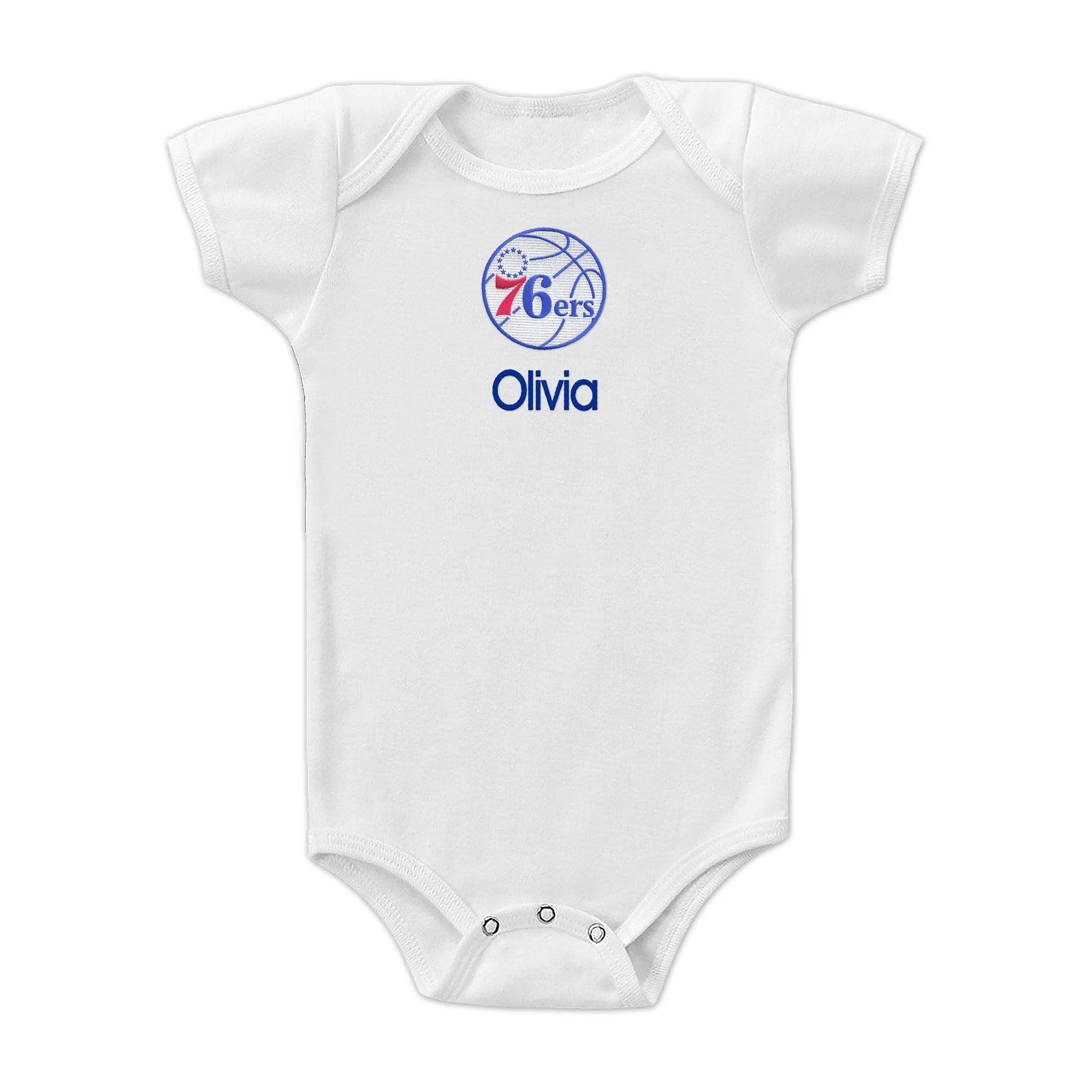 Personalized Philadelphia 76ers Bodysuit