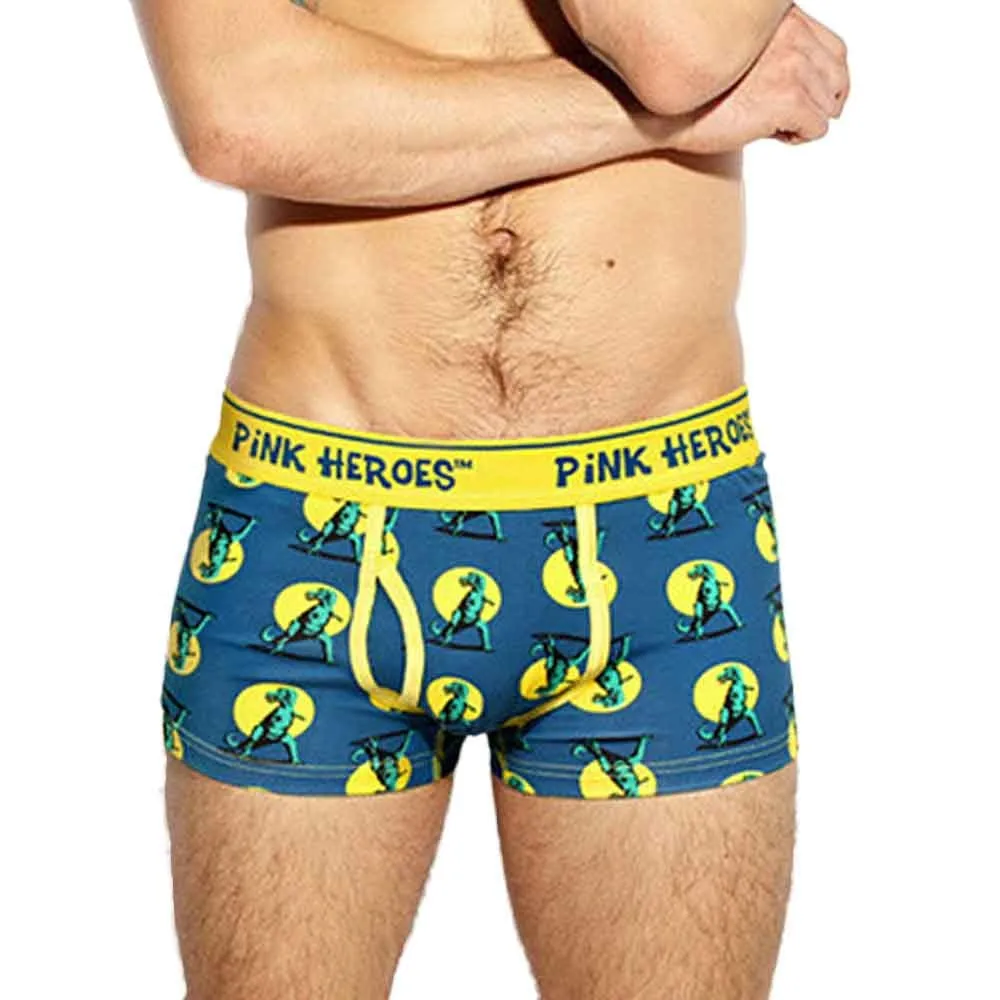 Pink Hero Fun Print Boxer Briefs