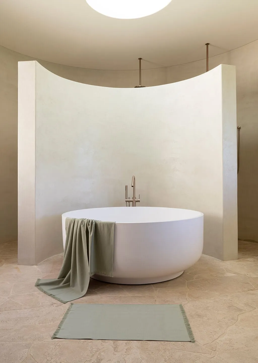 Porto Bath in Sage