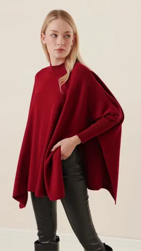 Pull Poncho surdimensionné