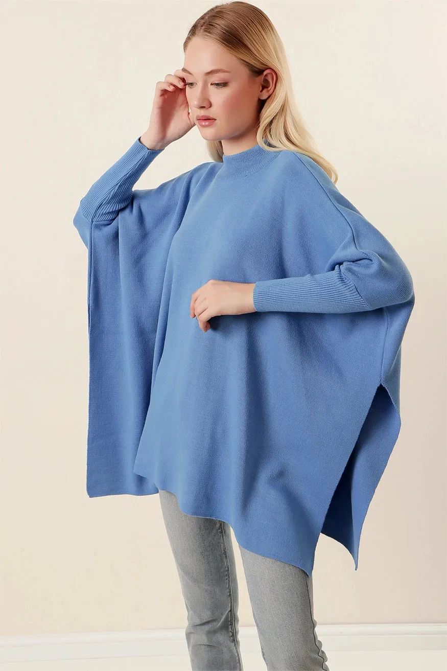 Pull Poncho surdimensionné