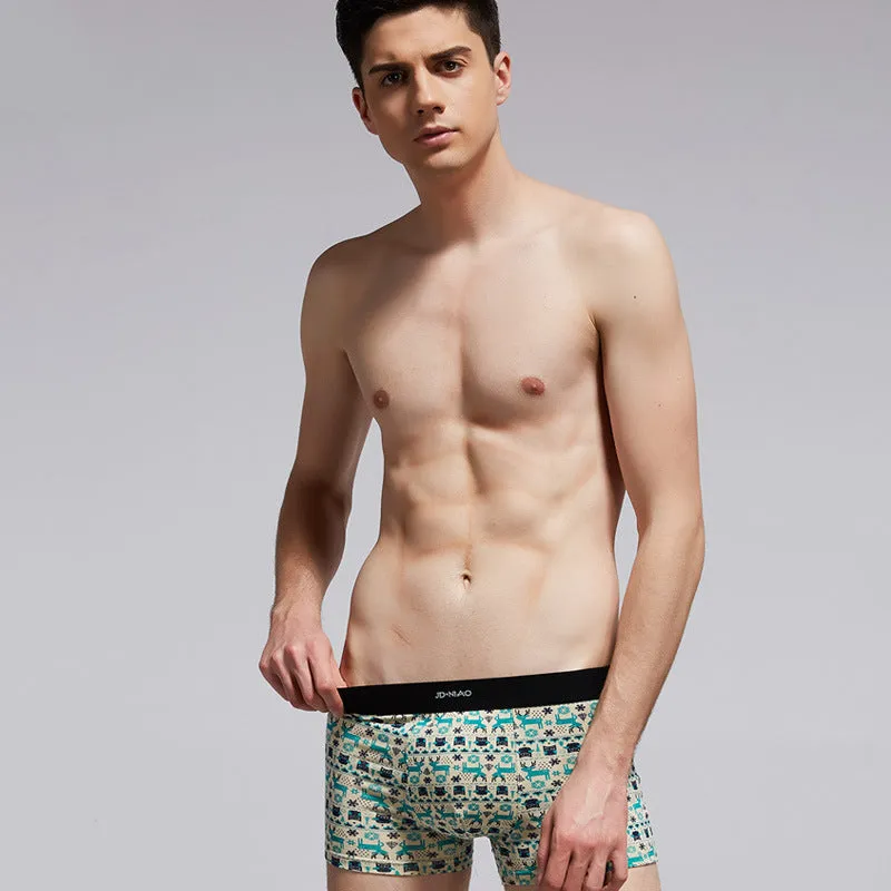 Pure cotton youth trend modal boxer briefs