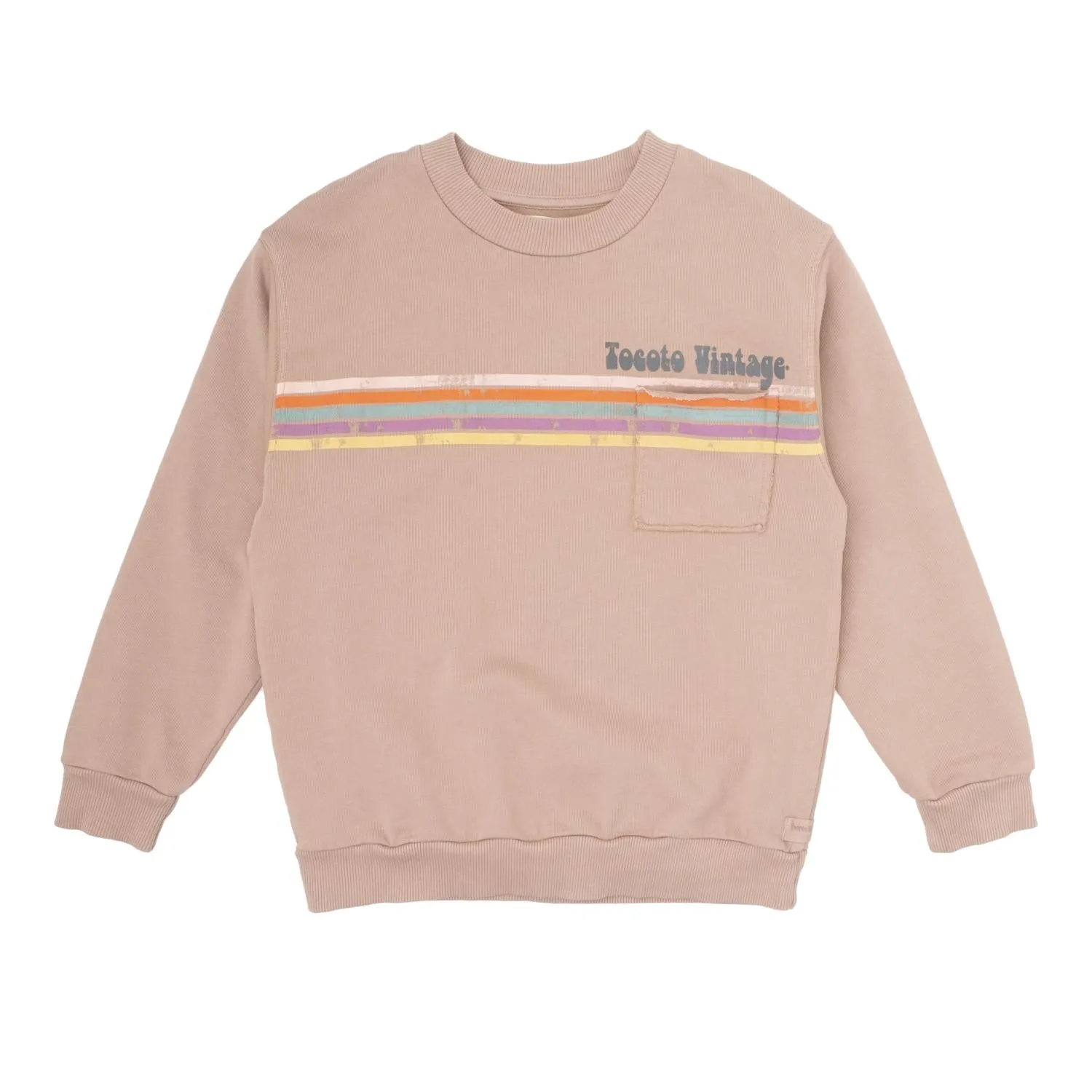 "Lines" Print Sweatshirt