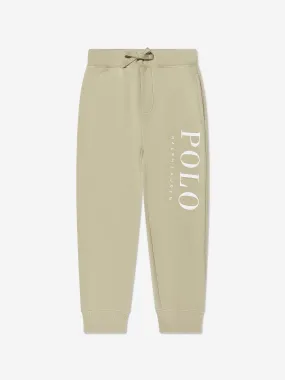 Ralph Lauren Boys Polo Joggers in Brown