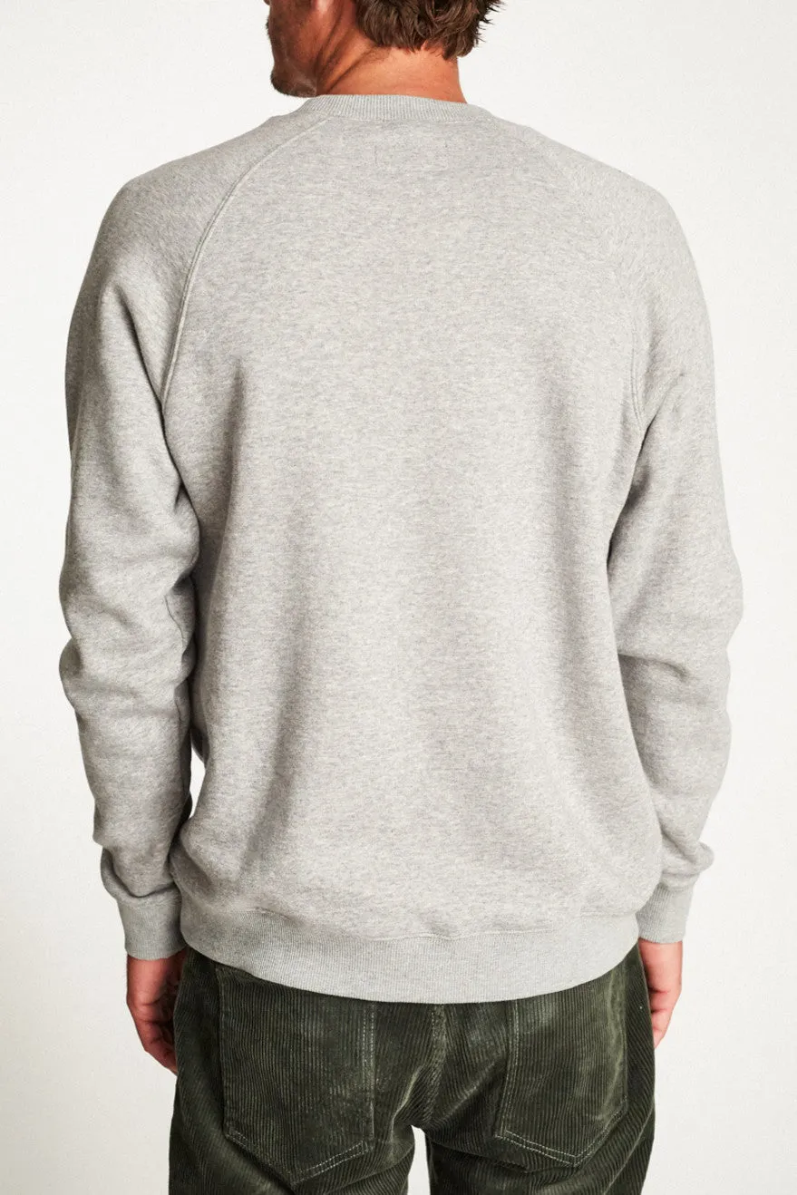 Rawson Crew Fleece - Heather Grey