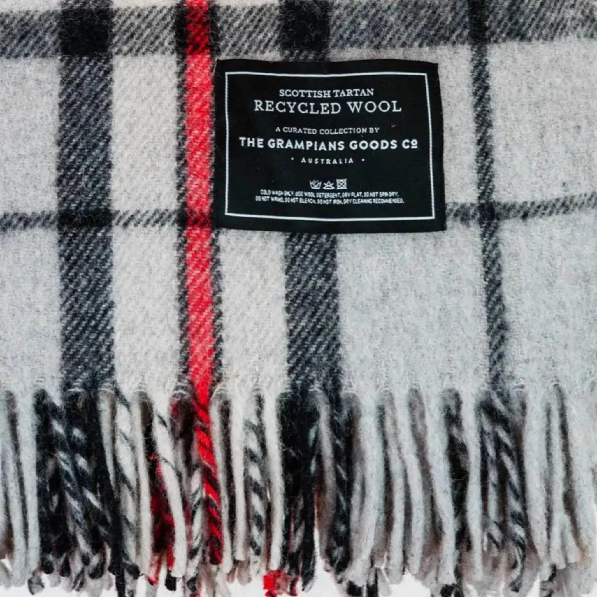 Recycled Wool Heritage Tartan Blanket