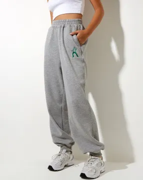 Roider Jogger in Greymarl Dancing Figure Embro