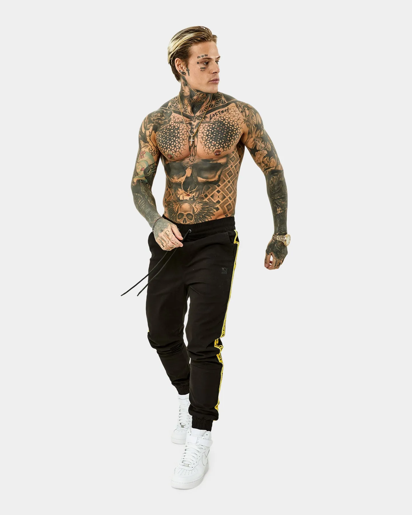 Saint Morta Monolith Sport Joggers Black/Yellow