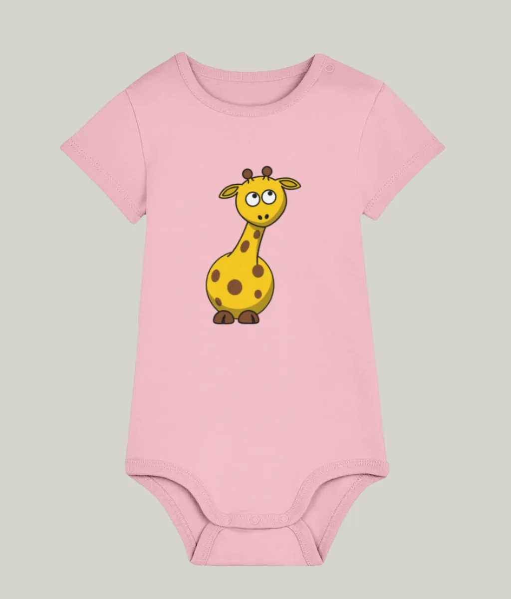 See'-soo Baby "Giraffe" 100% Organic Cotton Bodysuit