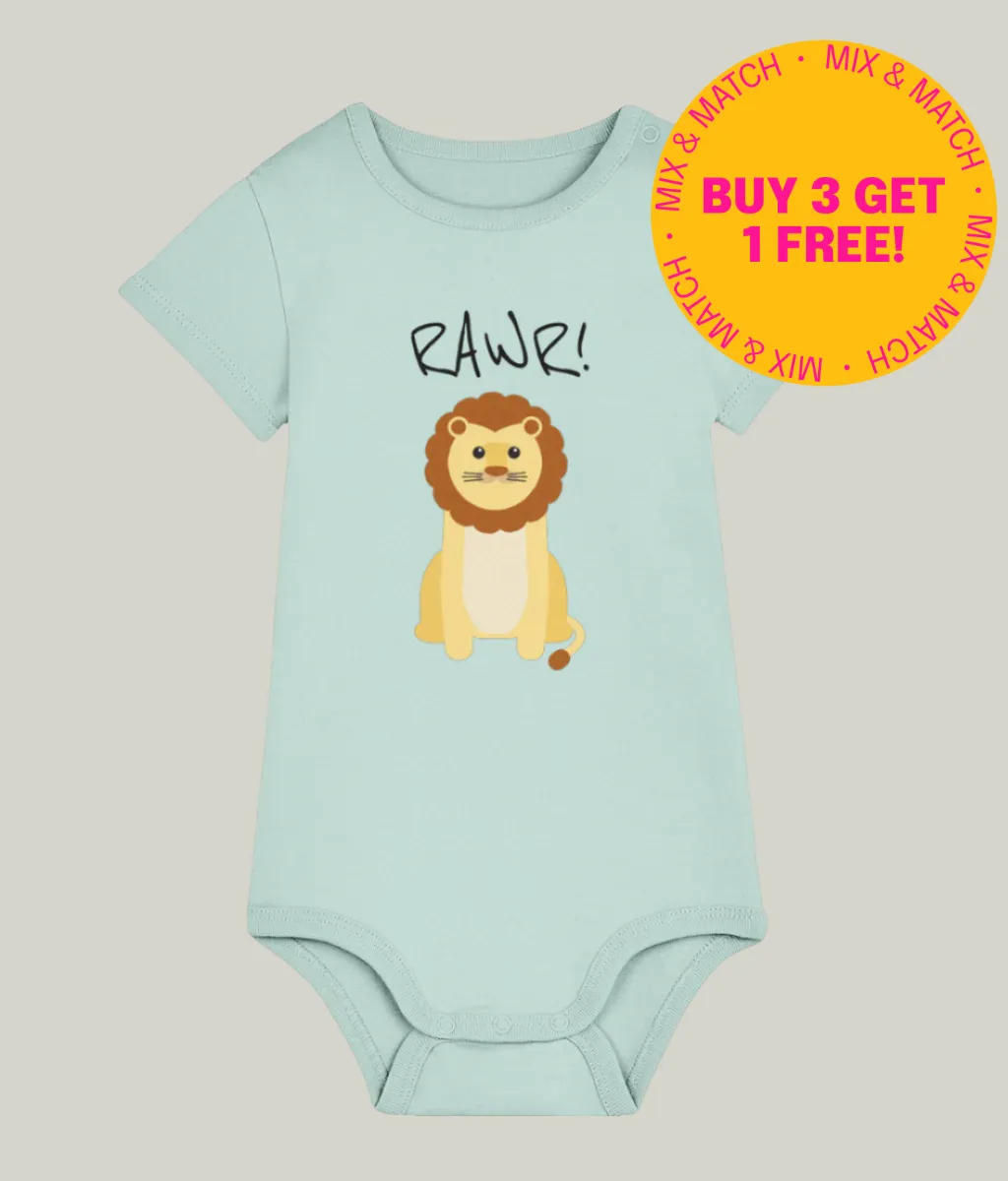 See'-soo Baby "Lion" 100% Organic Cotton Bodysuit