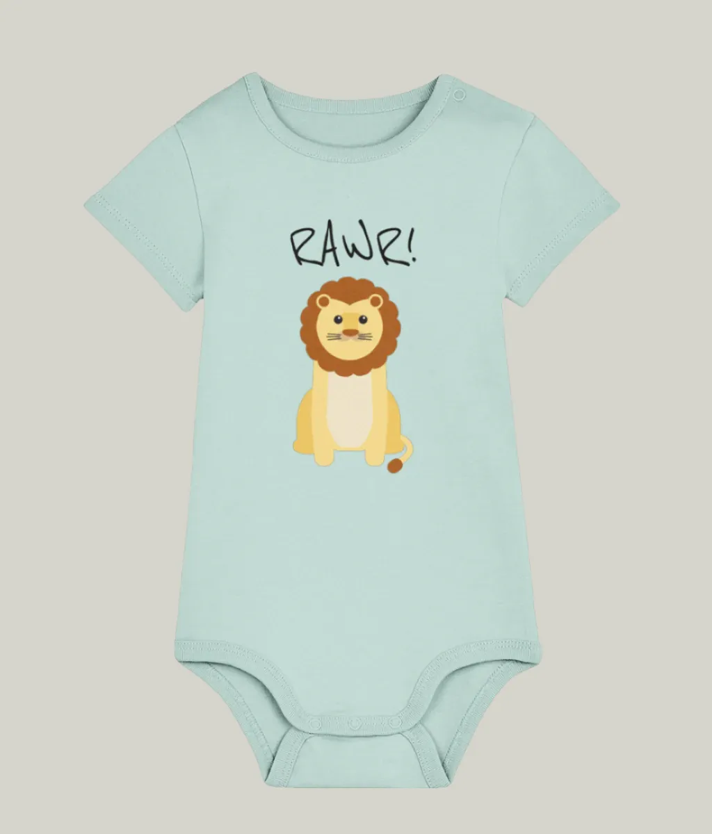 See'-soo Baby "Lion" 100% Organic Cotton Bodysuit