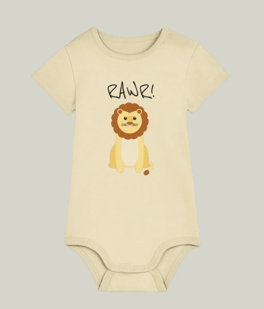 See'-soo Baby "Lion" 100% Organic Cotton Bodysuit