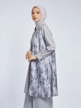 SEVA PLEATED TUNIC GREY