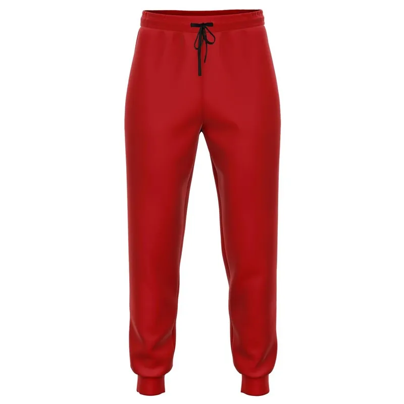 Shaded Red Joggers | Unisex | with PLUS sizes | C0M100Y100K30