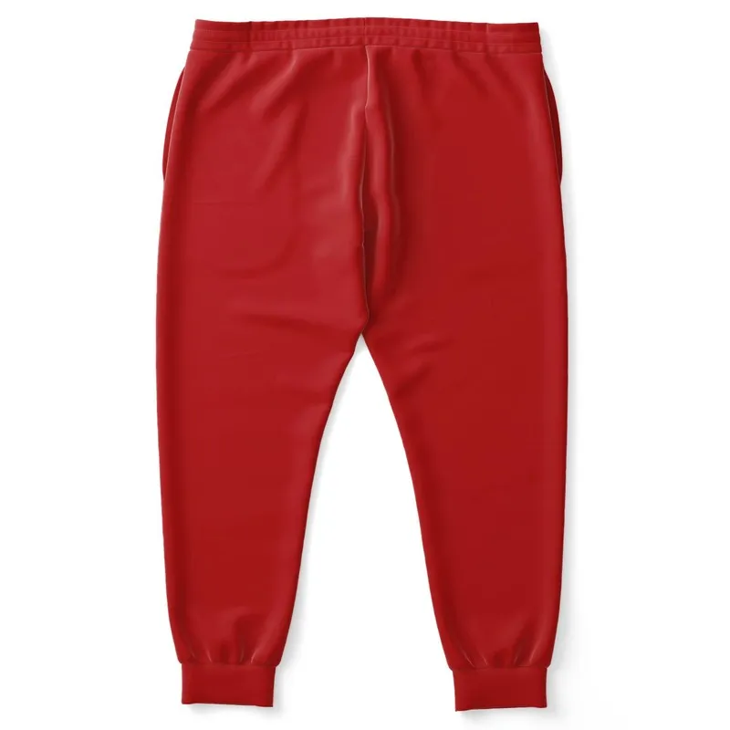 Shaded Red Joggers | Unisex | with PLUS sizes | C0M100Y100K30