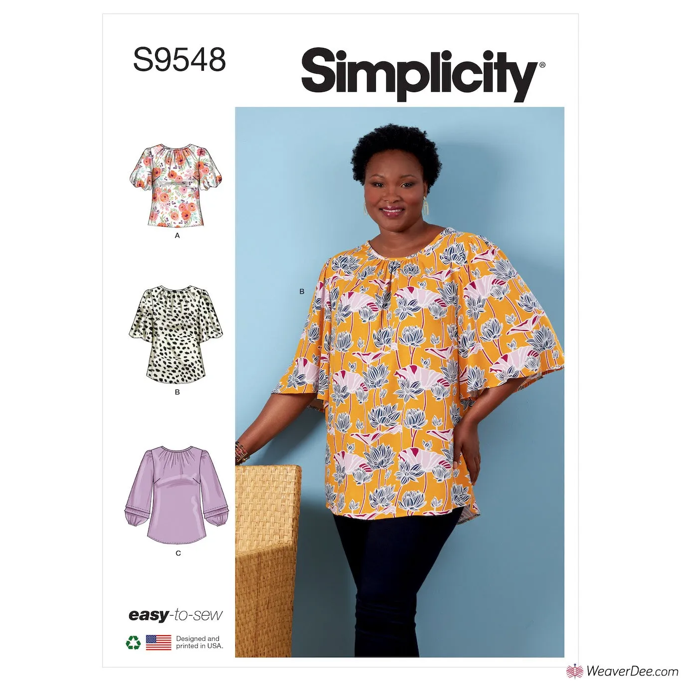 Simplicity Pattern S9548 Women's Top & Tunic