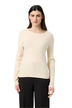 Soaked Womens Spina Basic Pullover Whisper White