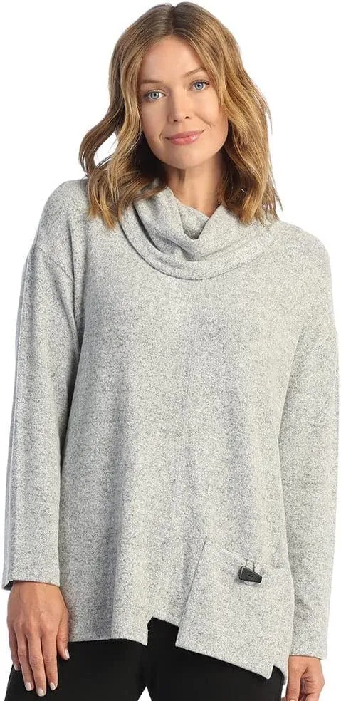 Soft-Brushed Knit Tunic