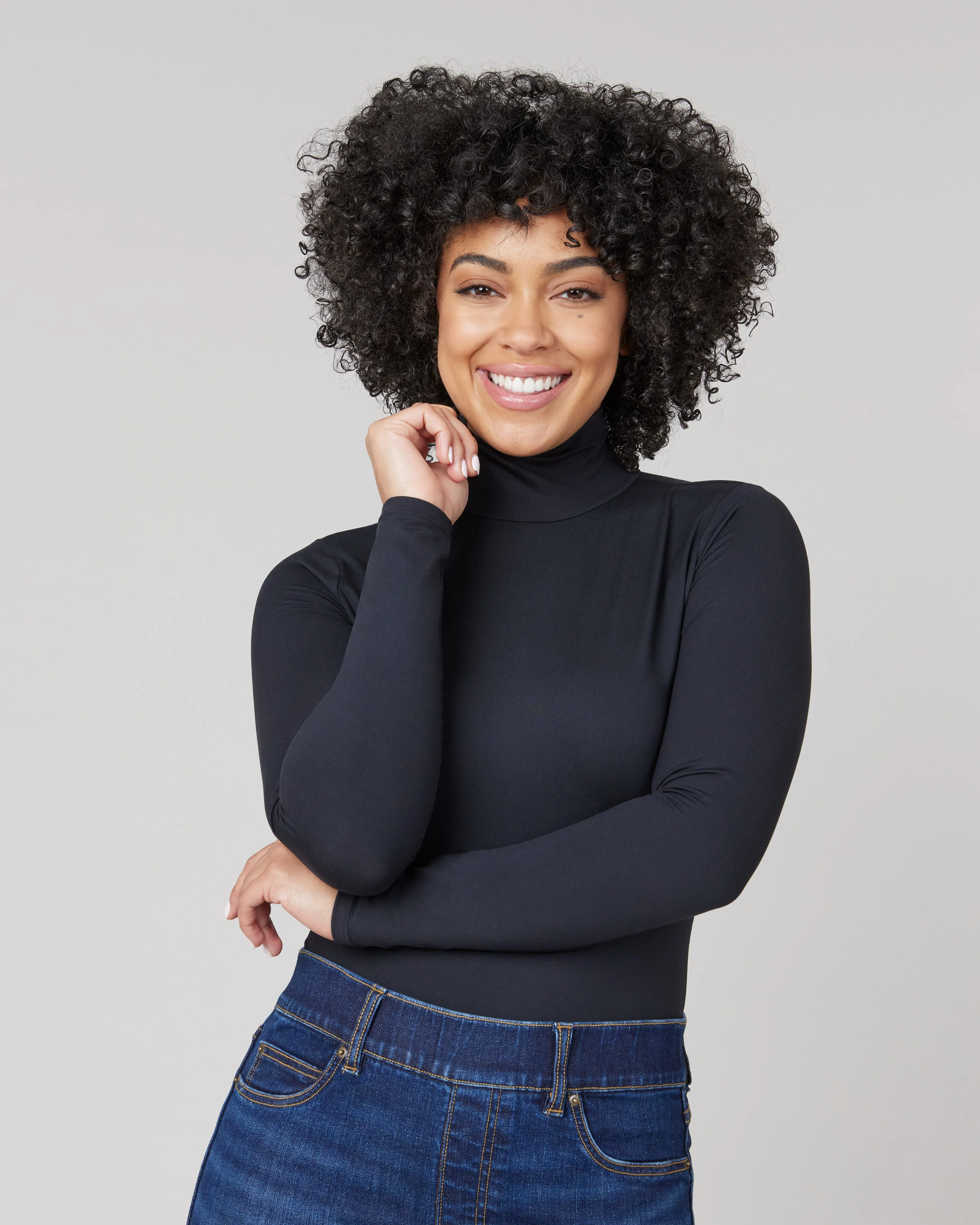 SPANX® Suit Yourself Long Sleeve Turtleneck Bodysuit