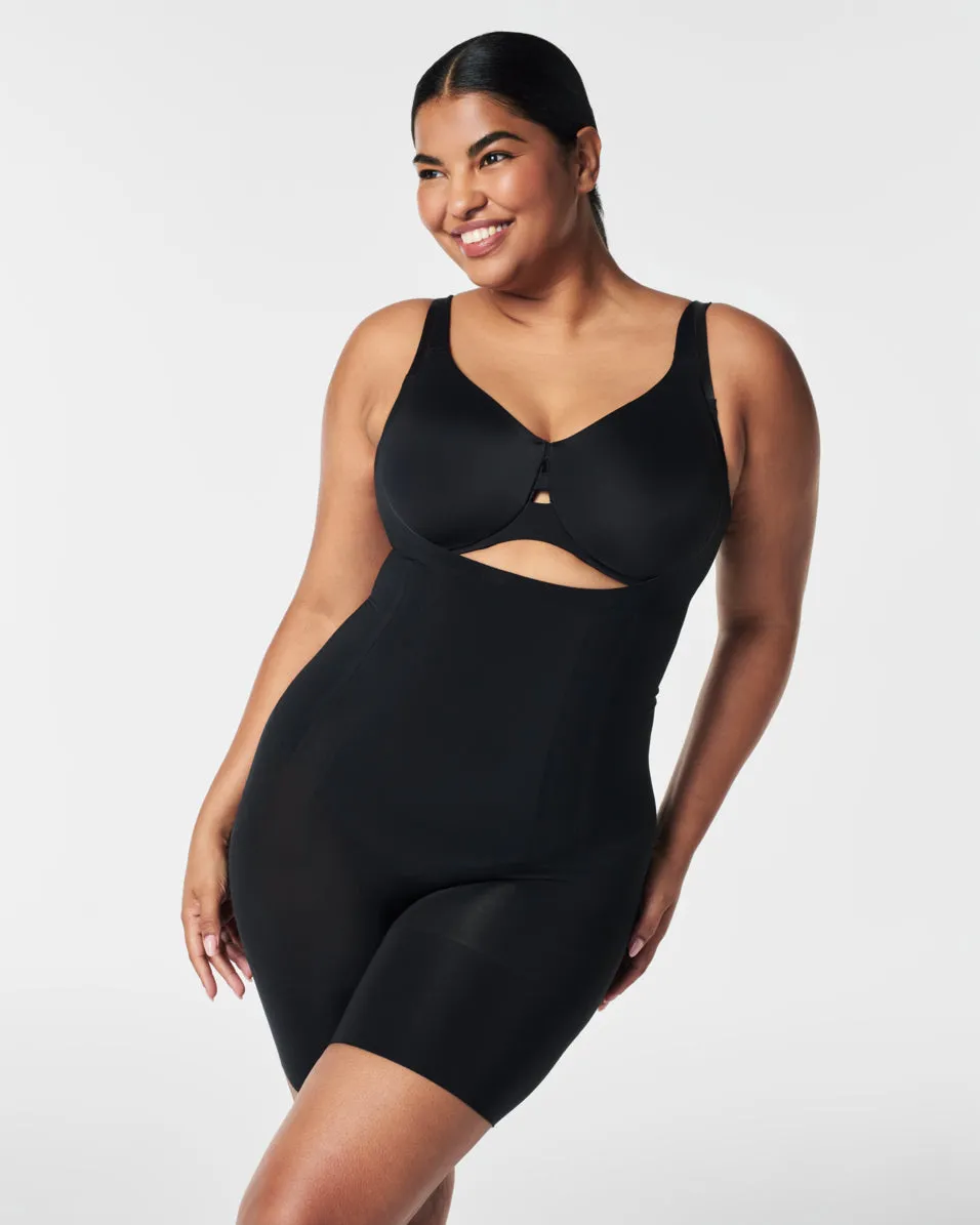 SPANXsculpt™ OnCore Open-Bust Mid-Thigh Bodysuit