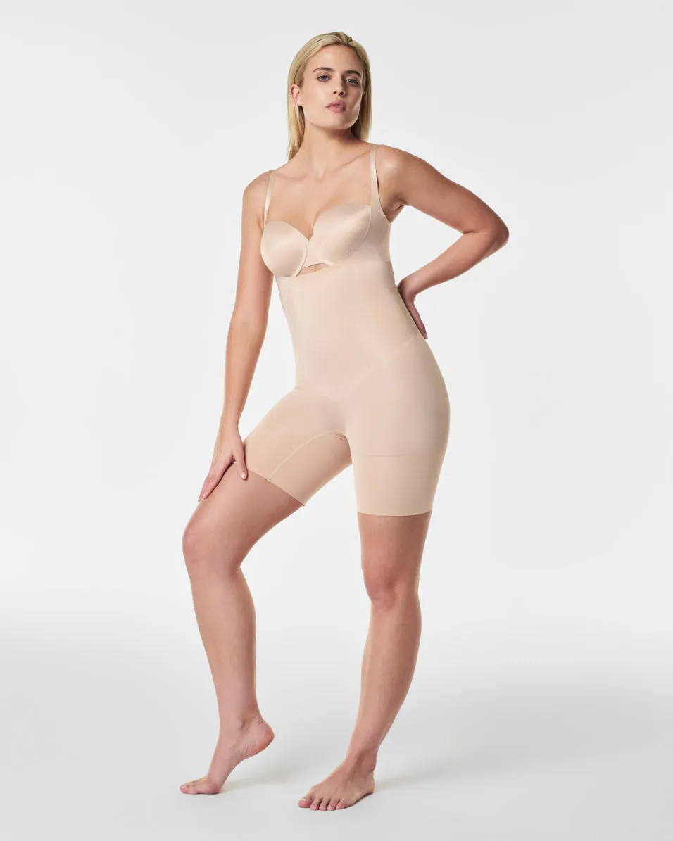 SPANXsculpt™ OnCore Open-Bust Mid-Thigh Bodysuit