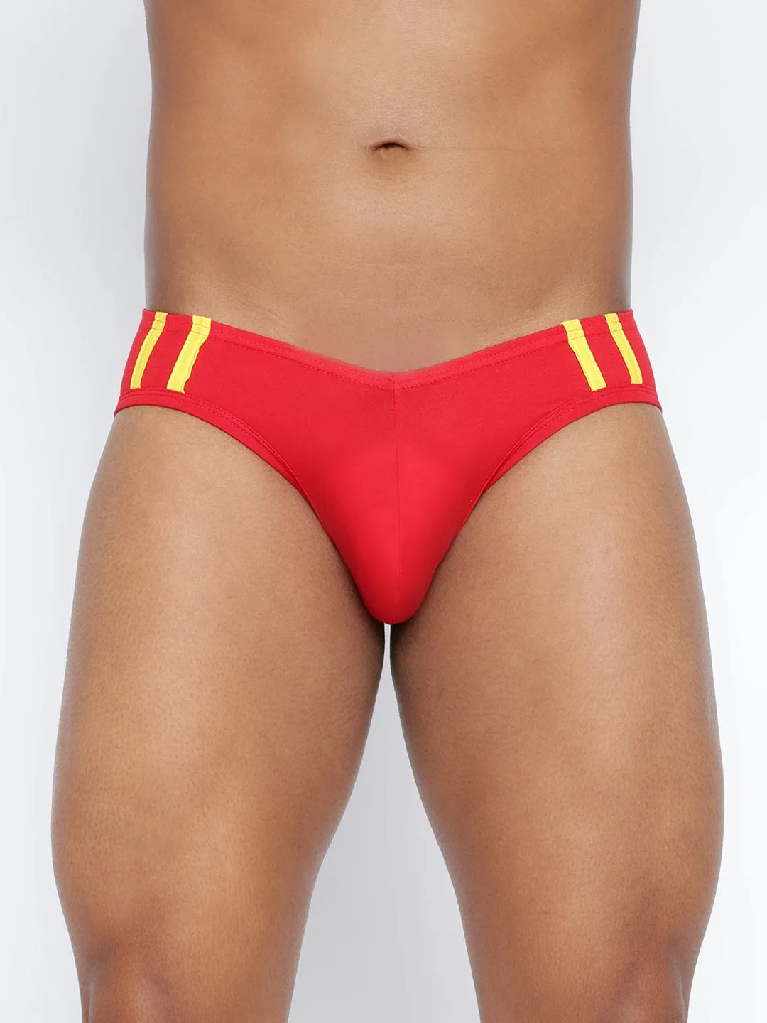 Striped and Solid Fashion Brief (Pack of 3)