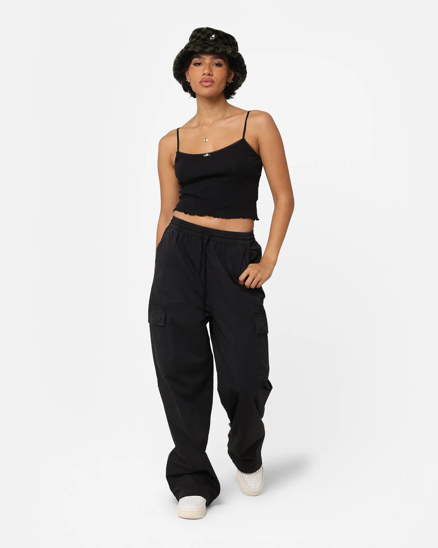 Stussy Women's Drew Cargo Beach Pants Black