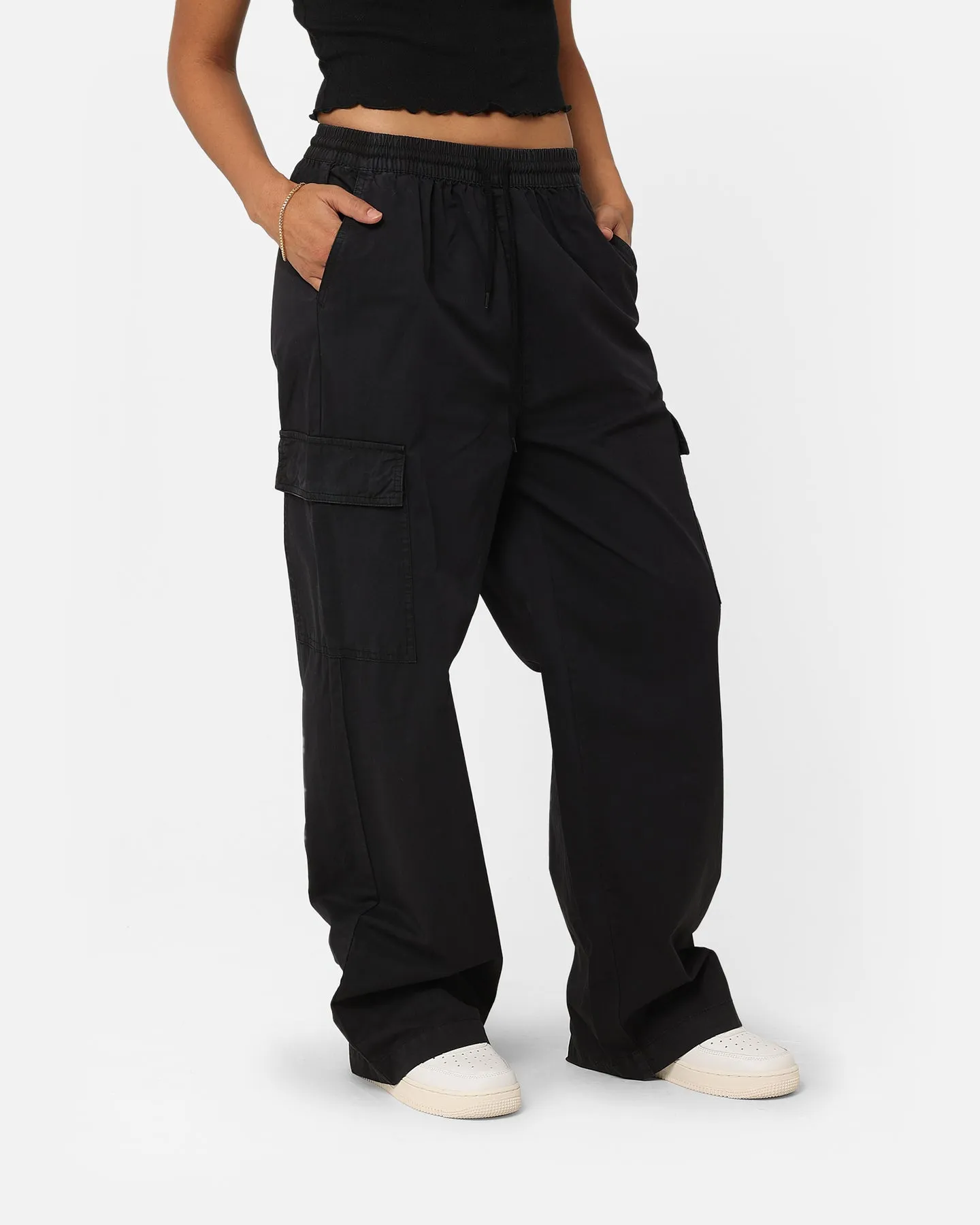 Stussy Women's Drew Cargo Beach Pants Black