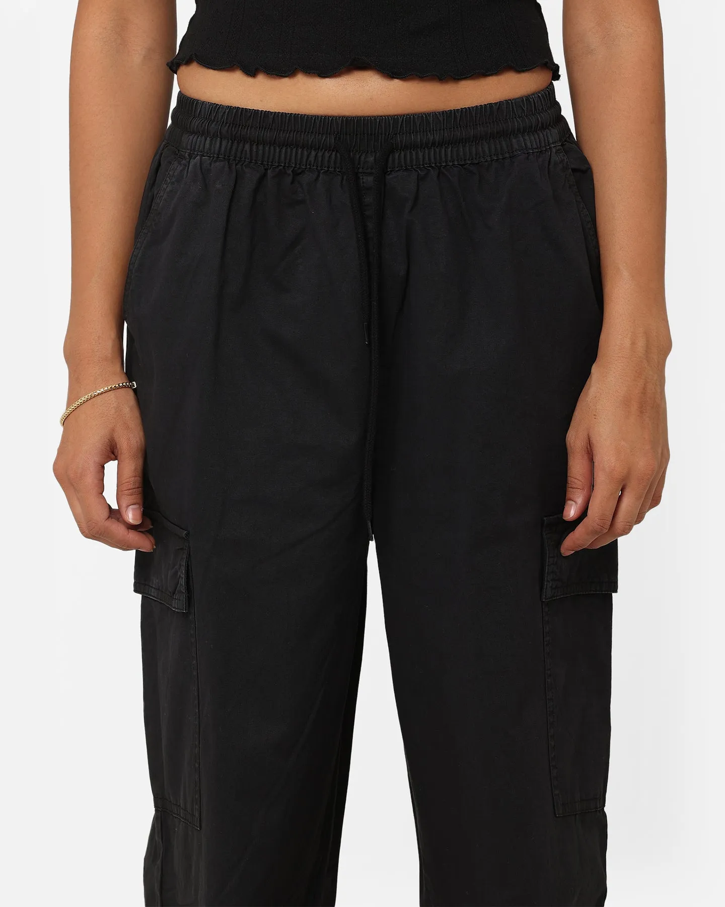 Stussy Women's Drew Cargo Beach Pants Black