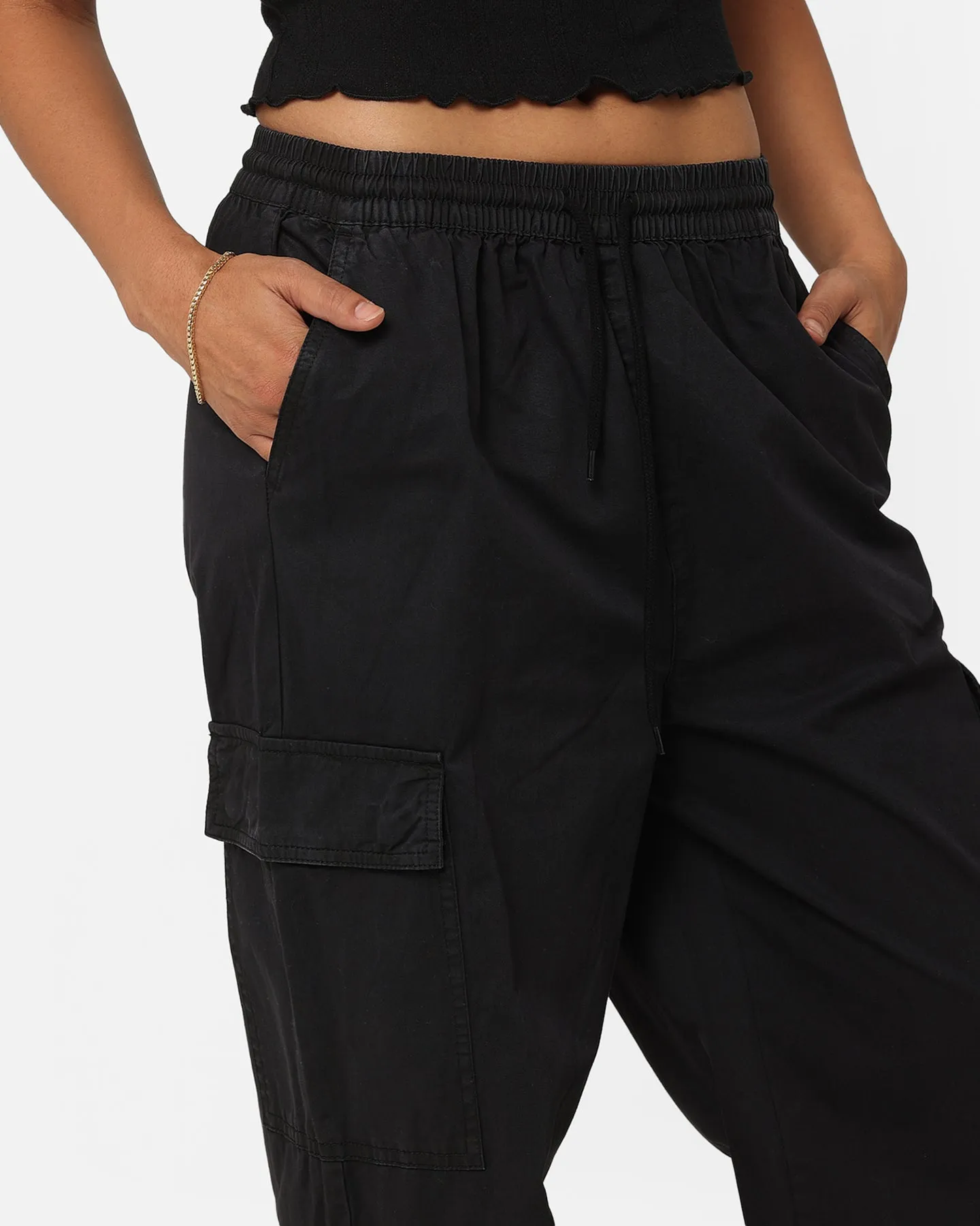 Stussy Women's Drew Cargo Beach Pants Black