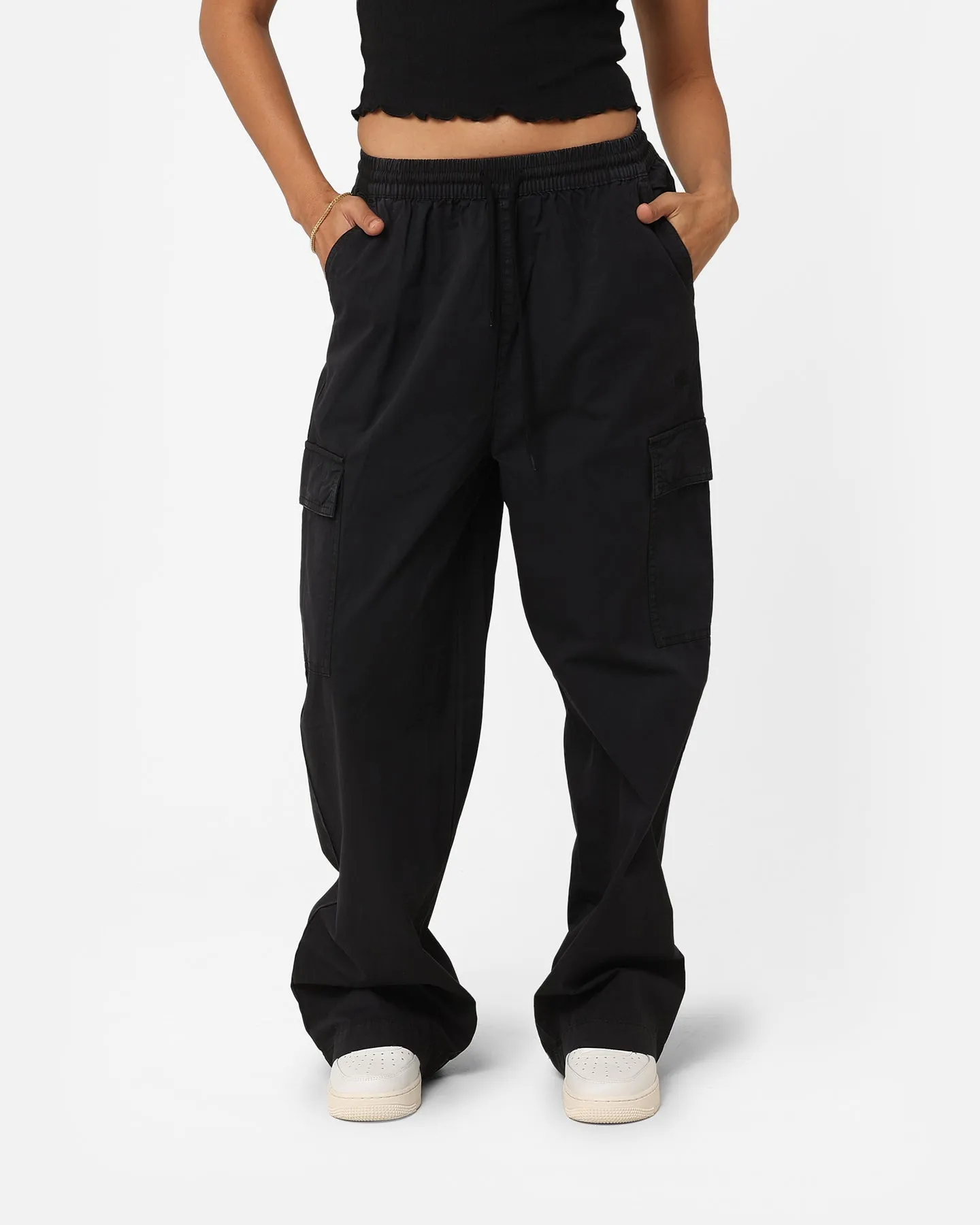 Stussy Women's Drew Cargo Beach Pants Black