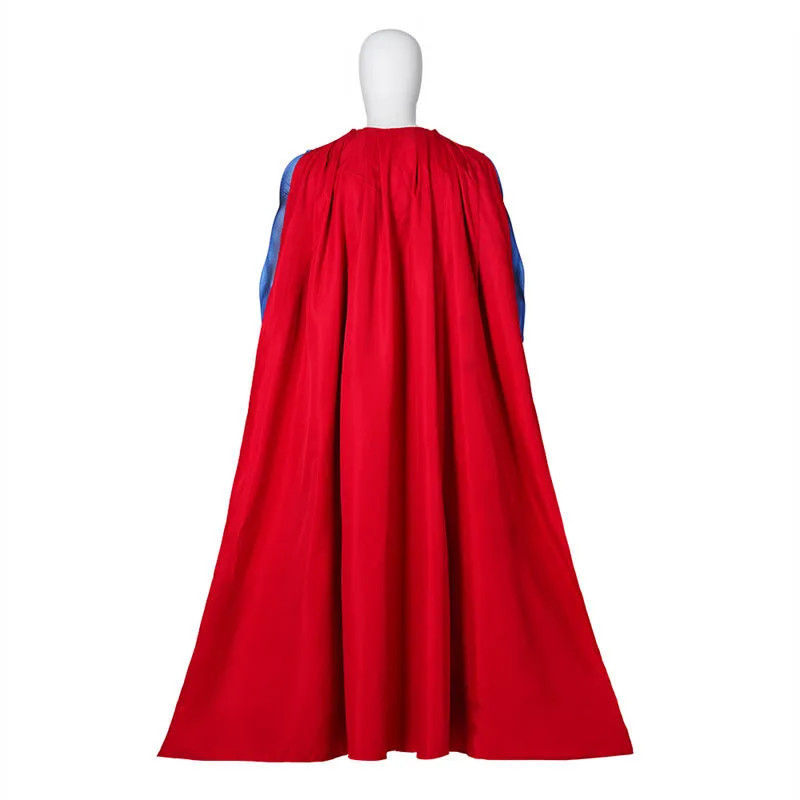 Superman and Lois Season 3 Cosplay Superman Costume Superhero Jumpsuit With Cape