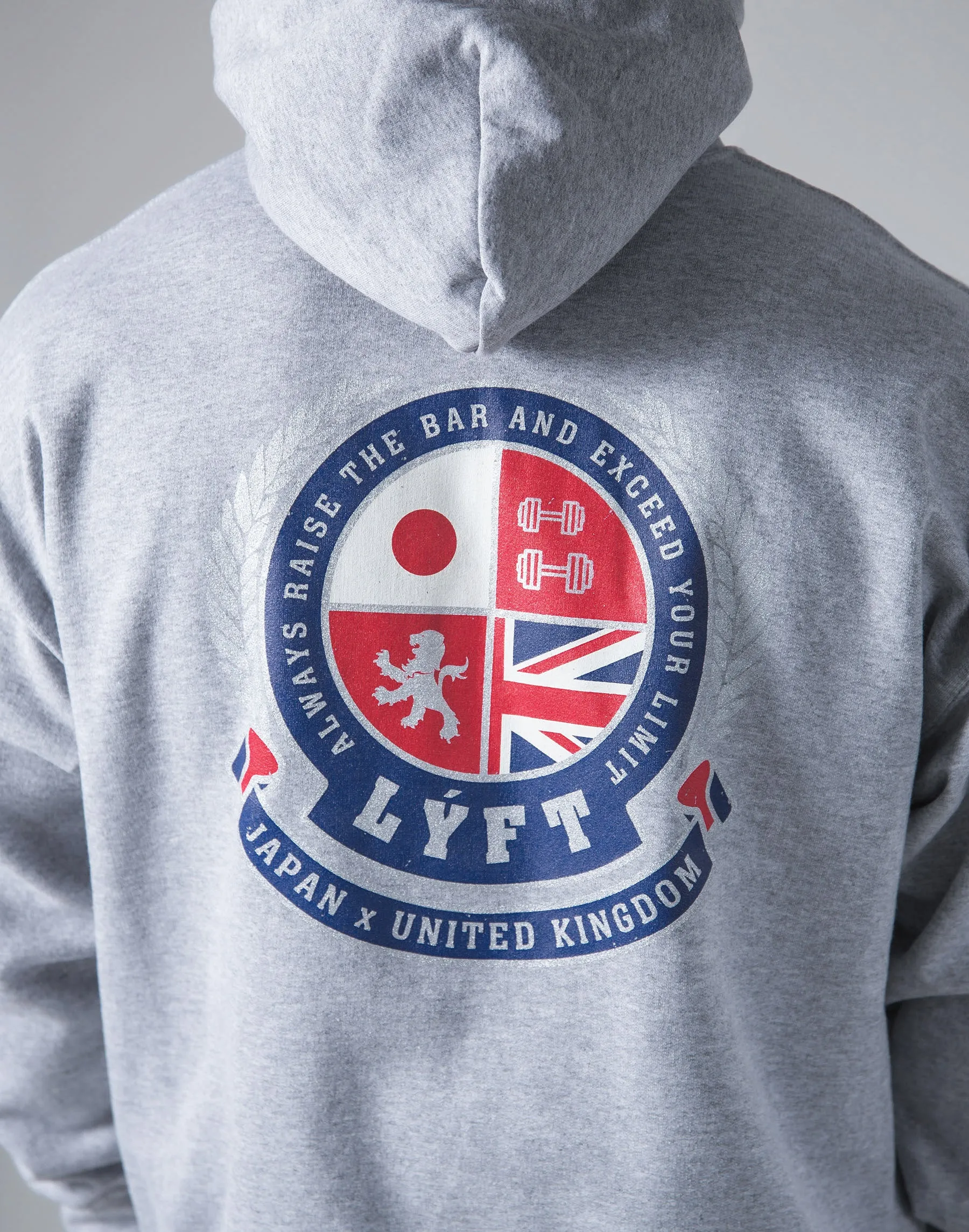 Symbolic Emblem Pullover Hoodie - Grey