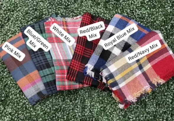 The Jessa Plaid Blanket Scarf - Multiple Options