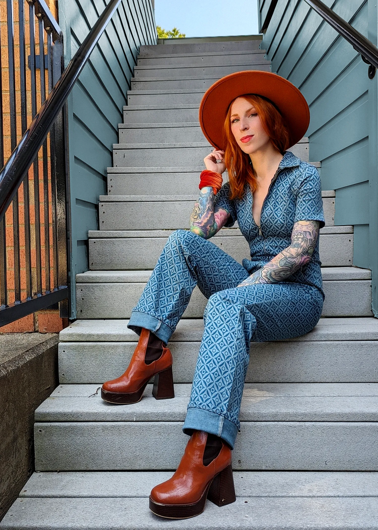 The Lead Singer Stretch Denim Jumpsuit