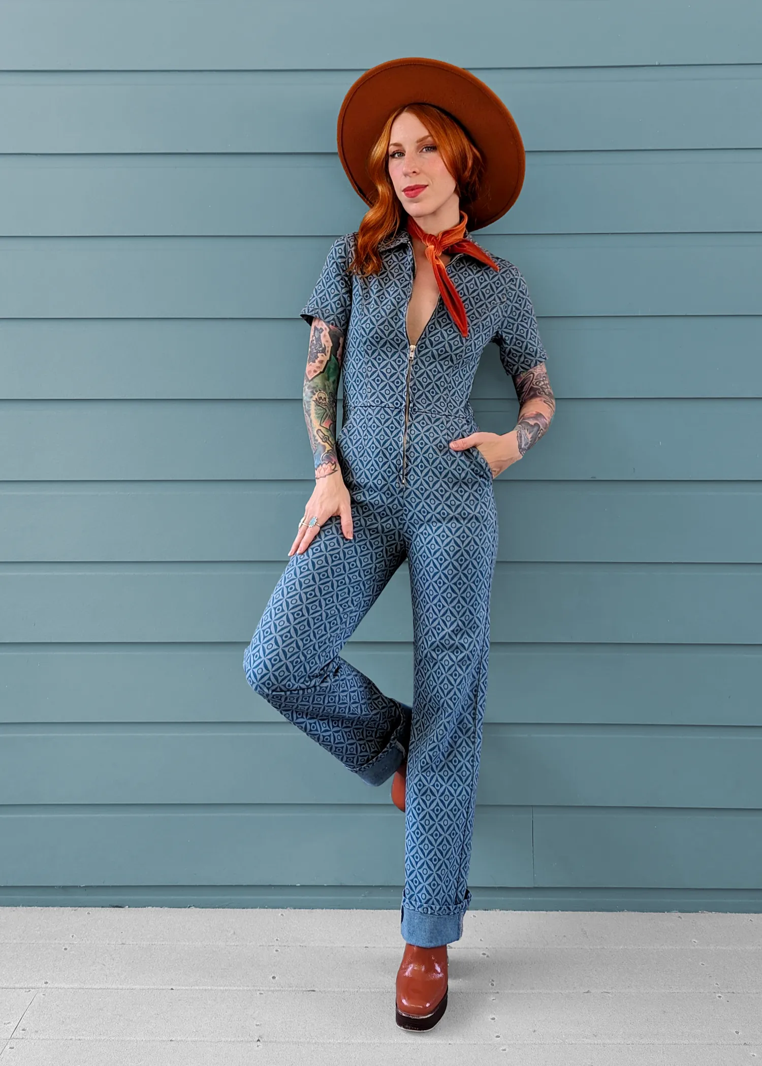 The Lead Singer Stretch Denim Jumpsuit