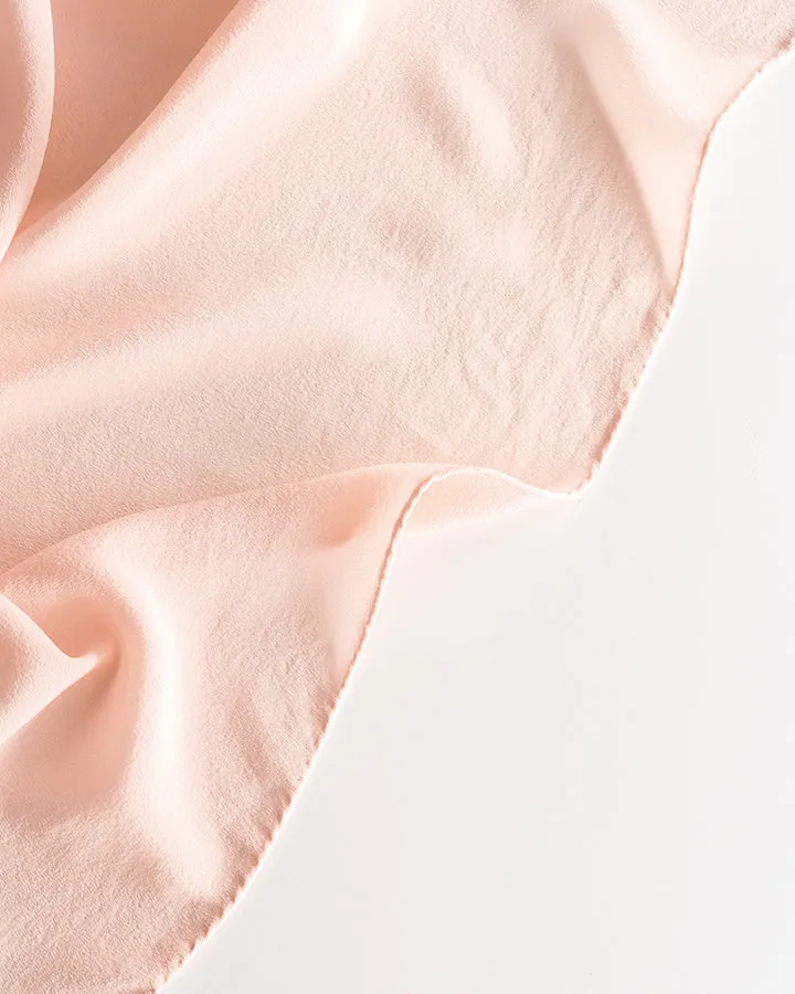 'The Scout' Washable Silk Scarf in Champagne