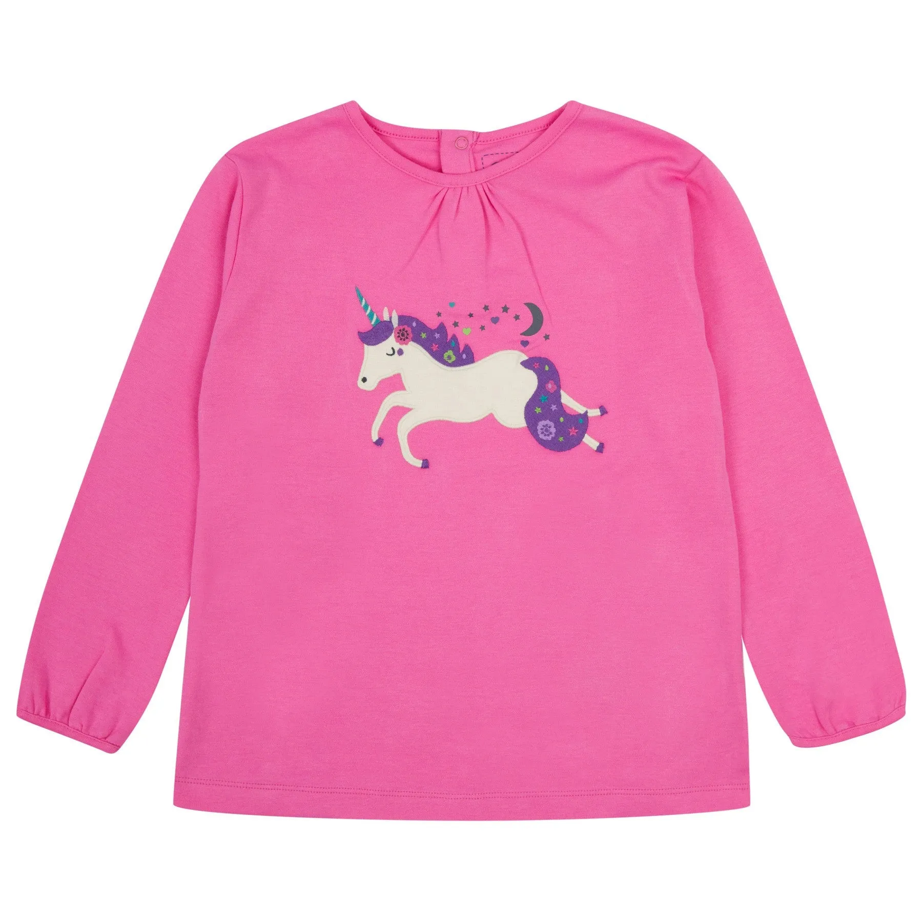 Tunic- unicorn appliqué: Size 18-24M