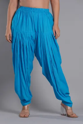 Turquoise Rayon Salwar