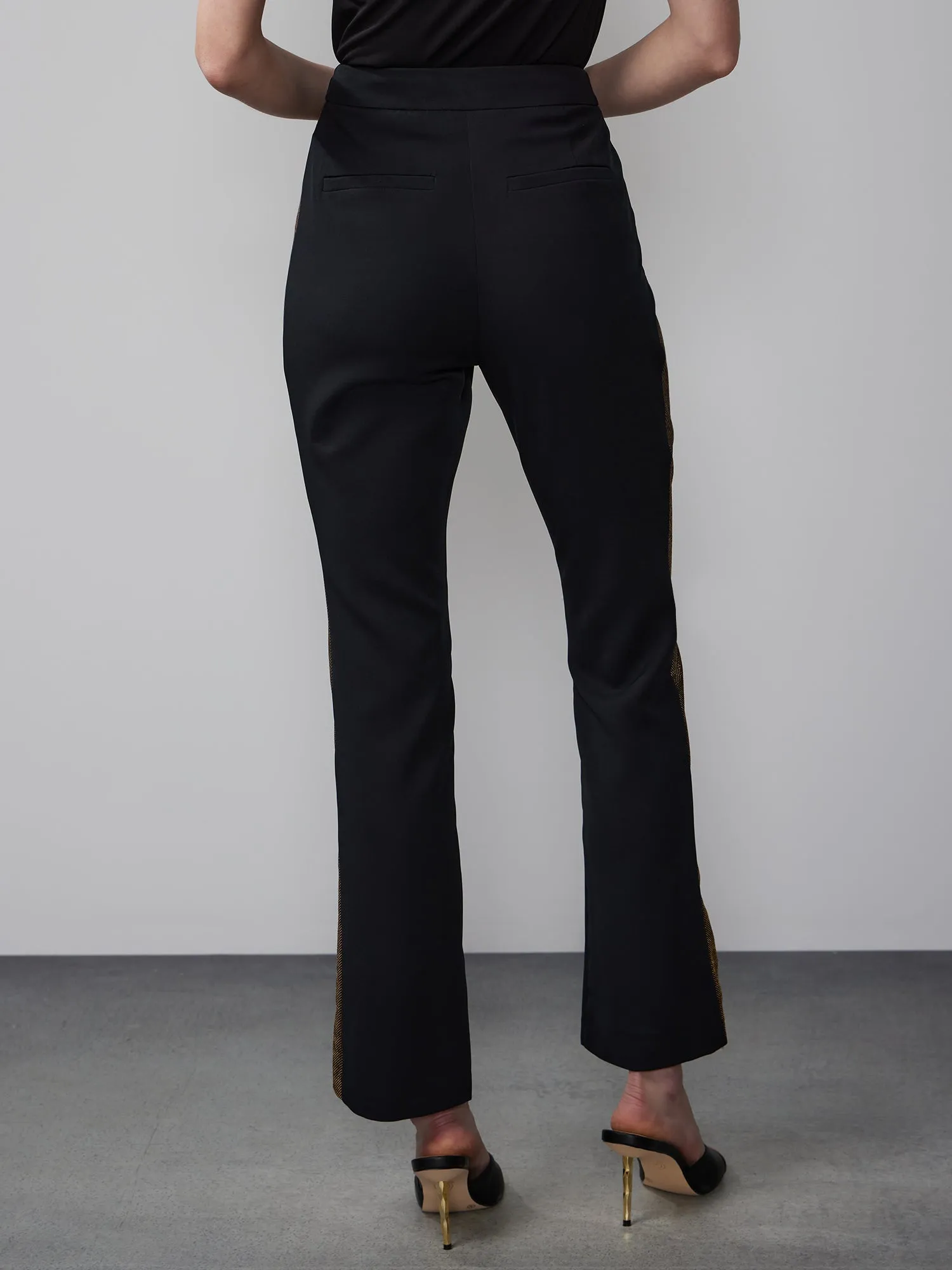 Twill Slim Side Stripe Pants